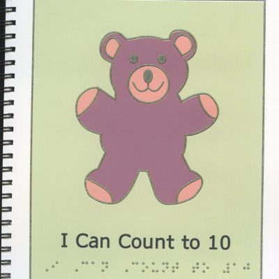 Braille Children's Book I Can Count To 10