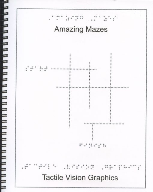 Braille Children's Book Amazing Mazes