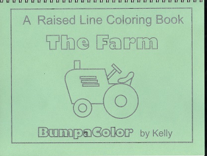 Braille colouring Book The Farm