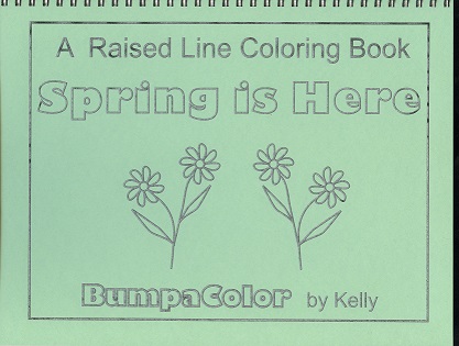 Braille colouring Book Spring Is Here!