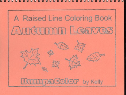 Braille colouring Book Autumn Leaves
