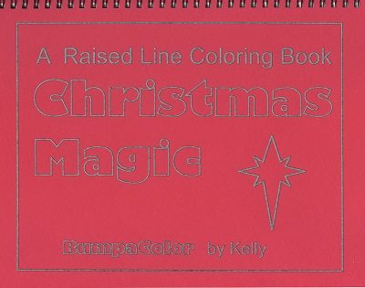 Braille colouring Book Christmas Magic