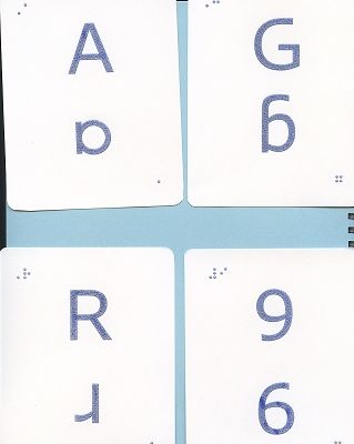 Fun Braille Activities Tactile Letter and Number Flash Cards
