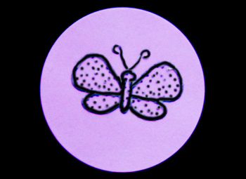 Fun Braille Activities Butterfly Stickers